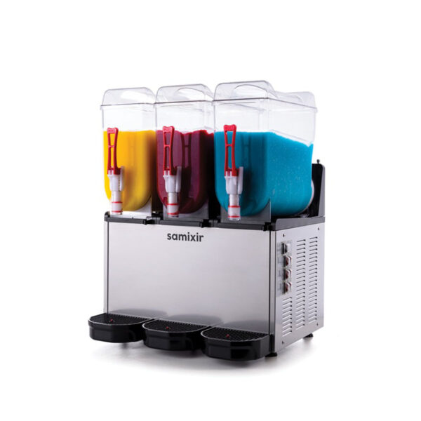 Samixir SLUSH Triple SLUSH36.I Slush Granita Fruit Juice Dispenser
