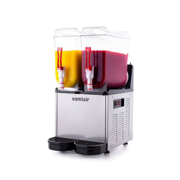 Samixir Slush Twin SLUSH24.I Granita Fruit Juice Dispenser